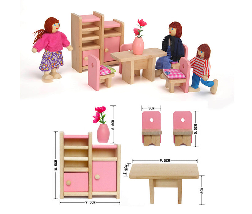 Aimiya Simulation Doll House Music And Light 3D Folding Early Education  Entertainment Baby Pretend Toy Cooking Coffee House Toy Baby Products